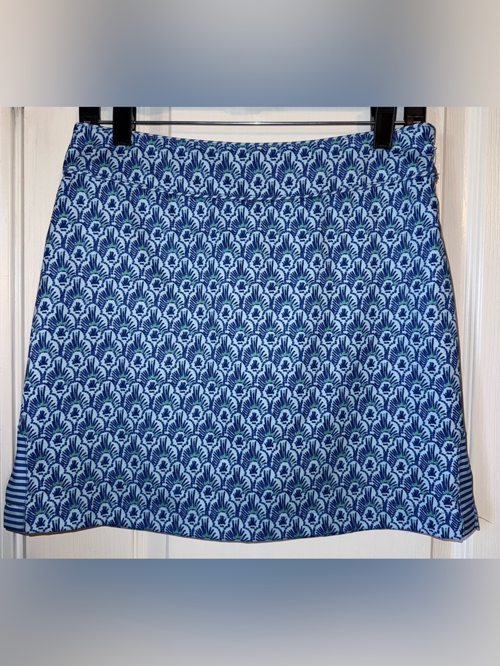Vineyard Vines Performance Skort Blue Green Print Size 2